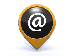 Obraz premium Email pointer icon on white background