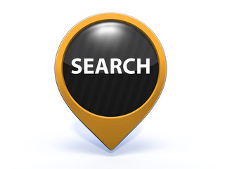 search pointer icon on white background