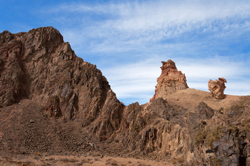 Valley of Castles in Sharyn Canyon