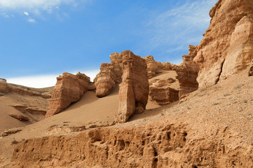 Fototapeta premium Valley of Castles in Sharyn Canyon