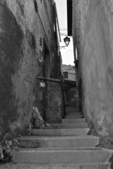 Obraz premium Case di pietra e vicoli- Castelluccio di Norcia