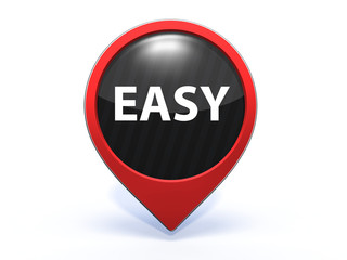 easy pointer icon on white background
