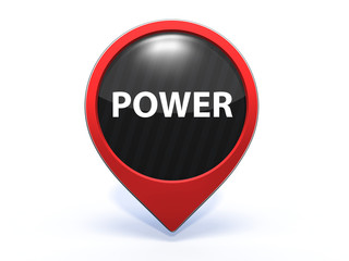 power pointer icon on white background