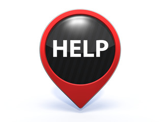 help pointer icon on white background