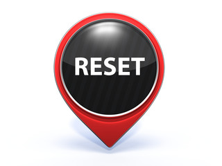 reset pointer icon on white background