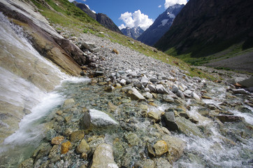 cascade - massif des écrins