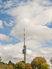 Obraz premium Basel, Chrischona, Fernsehturm, Turm, Herbst, Schweiz