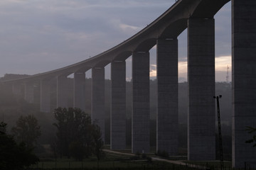 Large highway viaduct ( Hungary)