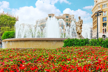 Obraz premium Placa de Catalynia(Square of Catalunia) ,Barcelona.Spain.