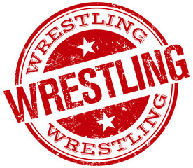 wrestling stamp