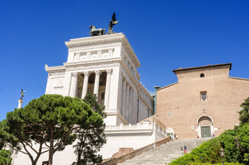 Obraz premium Roma, scalinata per Santa Maria Aracoeli