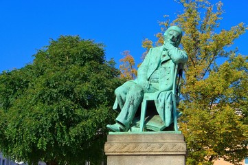 Fototapeta na wymiar Zwickau Robert-Schumann-Denkmal 01