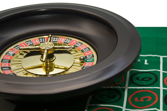 roulette and green cloth