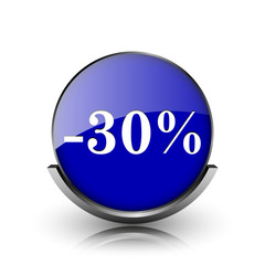 30 percent discount icon