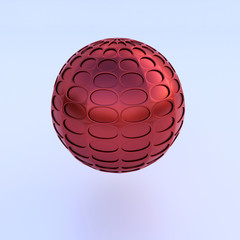 3D concept illustration. Quality render with soft shadow.