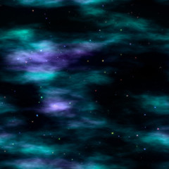 Fototapeta na wymiar Nebula with Stars
