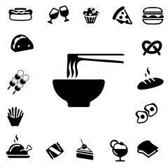 Eating Silhouette Icons