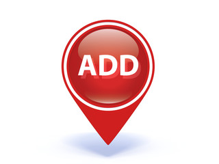 add pointer icon on white background