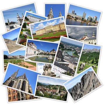 Austria photos - travel collage