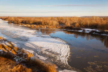 ice river