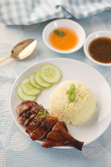 asian roast duck rice