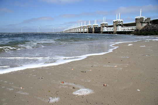 Storm surge barrier Oosterschelde