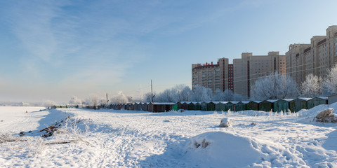 winter in city