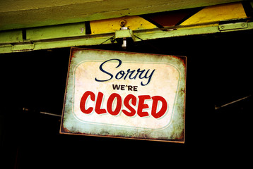 Sorry we're closed. Hostelería cerrada por Covid-19