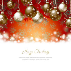 Fototapeta na wymiar Christmas Greeting Card