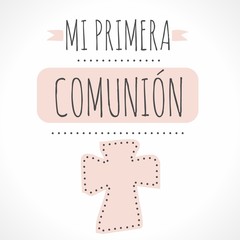 MI PRIMERA COMUNIÓN