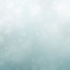 Christmas background with snowflakes