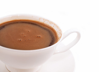 Cup of  coffee. close up