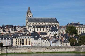 Fototapeta na wymiar La Loire à vélo - Blois