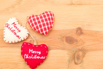 Christmas hearts