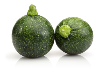 Two zucchini