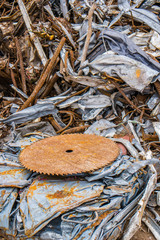 Recycling, Kreissägeblatt