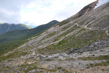 茶臼岳　百名山　那須岳