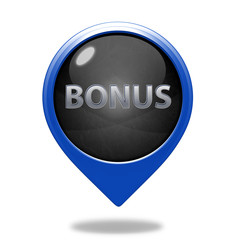 bonus pointer icon on white background