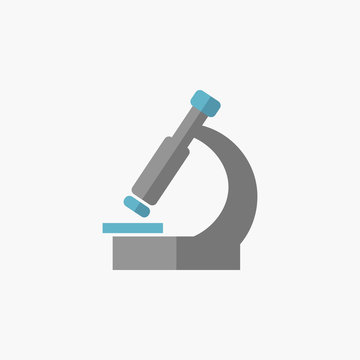 Microscope Flat Icon