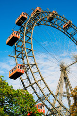 Giant Ferris Wheel in Prater Park, Vienna