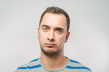 Fototapeta premium Portrait of a sad man