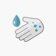 Hand Washing Flat Icon