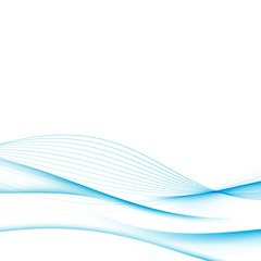 Modern blue wave line certificate abstract template