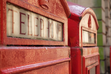 Telefonzellen rot