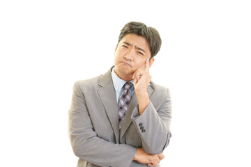 疲れたビジネスマン