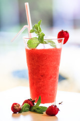 Strawberry cocktail
