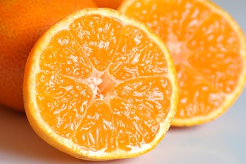 Saftige Mandarine, Close up