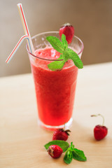 Strawberry cocktail