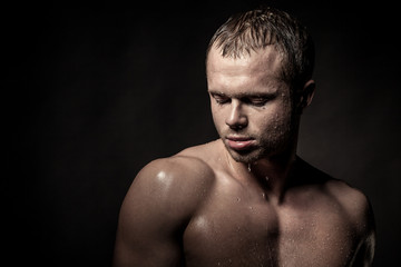 Fototapeta premium Handsome athlete