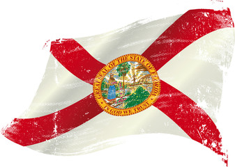 Florida grunge flag